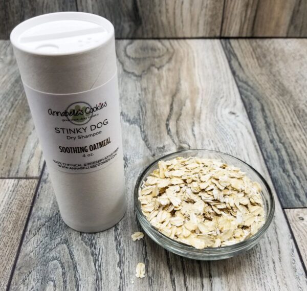 Shop Wyoming Stinky Dog Soothing Oatmeal Dry Shampoo for Dogs  Handmade 100% Natural