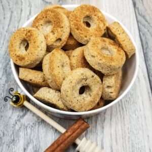 Shop Wyoming Honey Cinnamon Donuts Handmade Gourmet Dog Treats – 4 oz. Bag