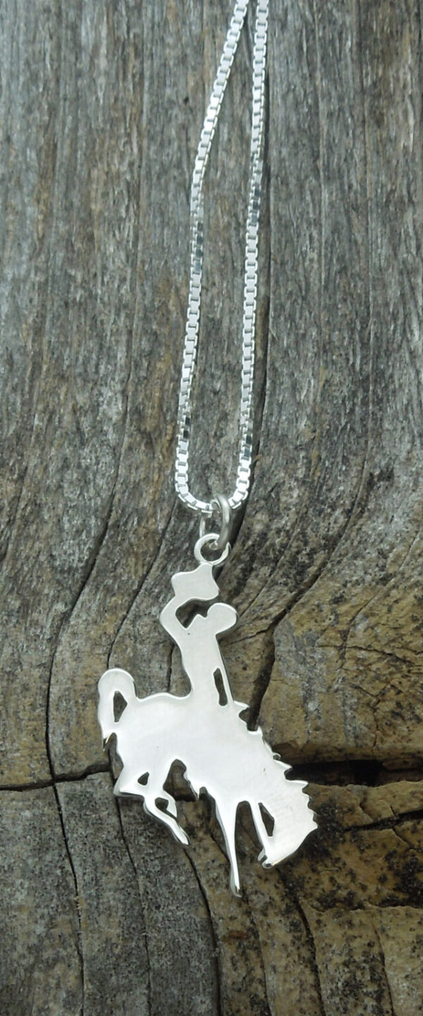 Shop Wyoming Wyoming Bucking Horse Pendant 14k Gold