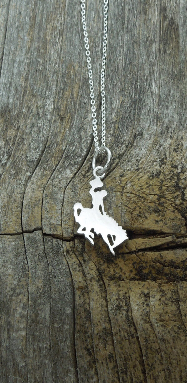 Shop Wyoming Wyoming Bucking Horse Pendant 14k Gold