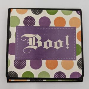 Shop Wyoming Halloween “BOO” Folding Card Mini Album