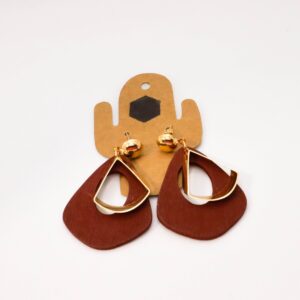 Shop Wyoming Maroon Wooden Teardrop with Golden Outlined-Keyhole