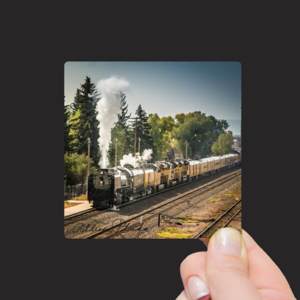 Shop Wyoming “Historic Steam Locomotive Train #844 in Laramie, Wyoming” Mini Metal Print