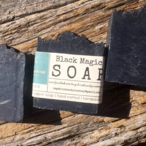 Shop Wyoming Black Magic Goat Milk Soap – activated charcoal and eucalyptus