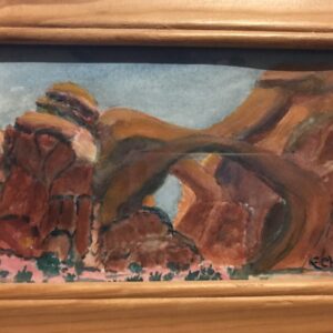 Shop Wyoming Double Arch – Original Watercolor painting