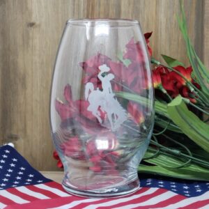 Shop Wyoming University of Wyoming Etched Vase