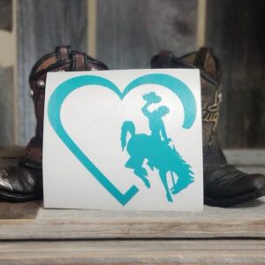 Shop Wyoming Heart Wyoming Steamboat Decal