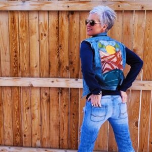 Shop Wyoming Desert Vibe Denim Vest