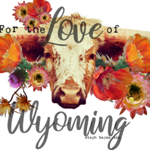 Shop Wyoming For the Love of Wyoming Decal