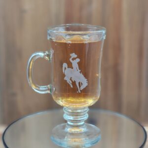 Shop Wyoming Wyoming Cowboy Etched Irish Coffee Mug