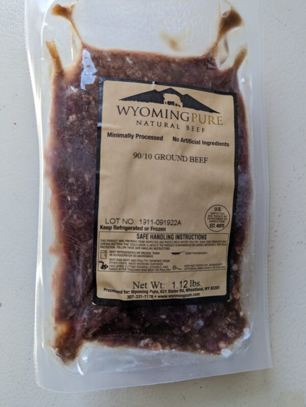 Shop Wyoming Lean Ground Beef 90/10