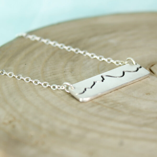 Shop Wyoming Fine Silver Tetons Necklace