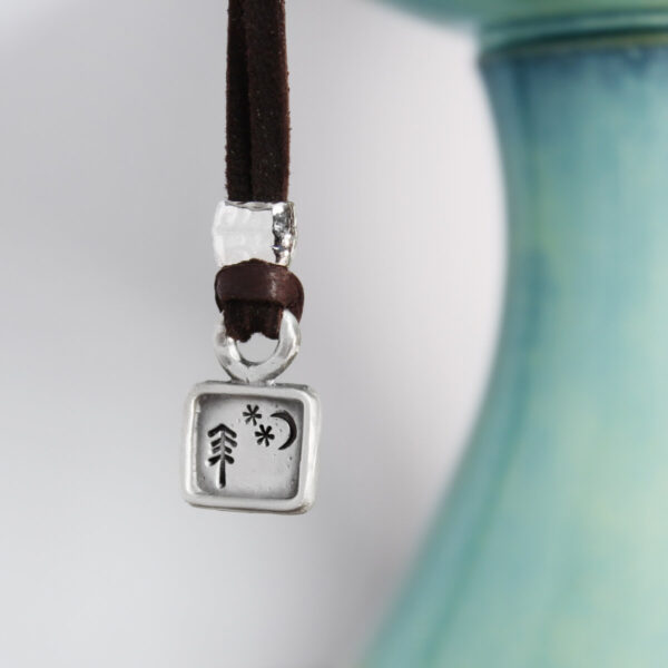Shop Wyoming Leather Tree Necklace
