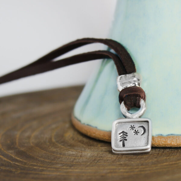 Shop Wyoming Leather Tree Necklace