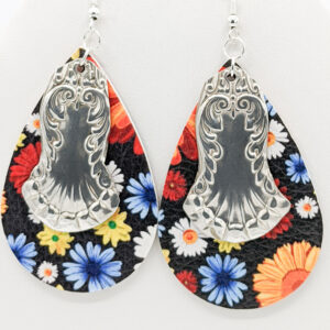 Shop Wyoming Leather and Metal Earrings