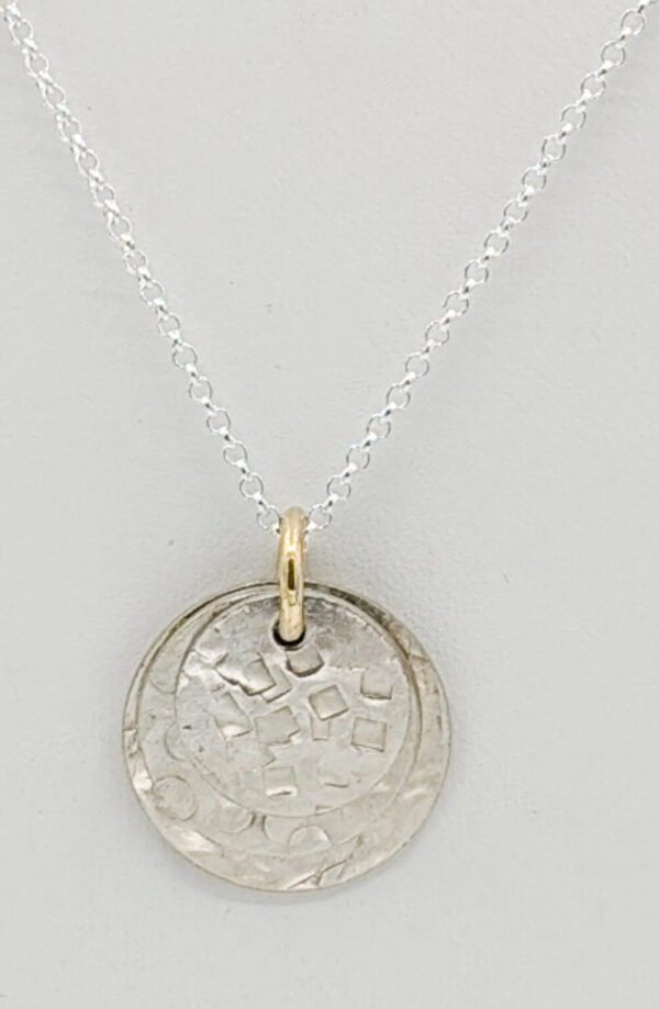 Shop Wyoming Hammered Disk Necklace