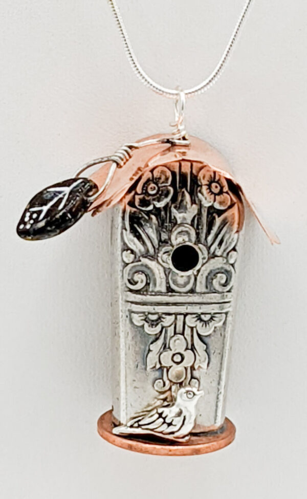 Shop Wyoming Silverware Tweeter Arcadia Birdhouse Necklace