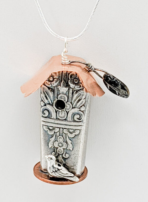 Shop Wyoming Silverware Tweeter Arcadia Birdhouse Necklace