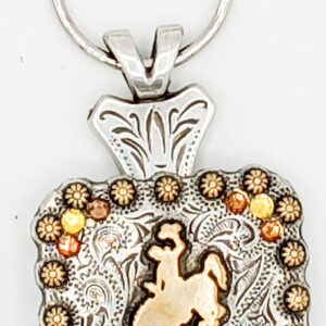 Shop Wyoming Bucking Horse Concho Keychain