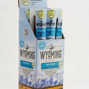 Shop Wyoming Wild Ginger Angus Beef Sticks – 24ct carton