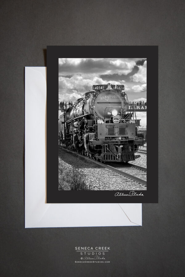 Shop Wyoming Union Pacific Train Big Boy No. 4014 Steam Locomotive Train Photo Art Greeting Card