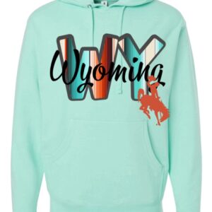 Shop Wyoming Mint Wyoming Hoodie