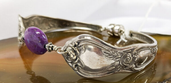 Shop Wyoming Spoon Bracelet Rose Purple