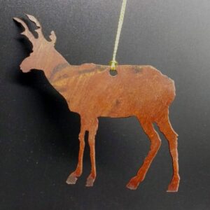 Shop Wyoming Steel Antelope Ornament