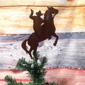 Shop Wyoming Bucking Horse Tree Topper