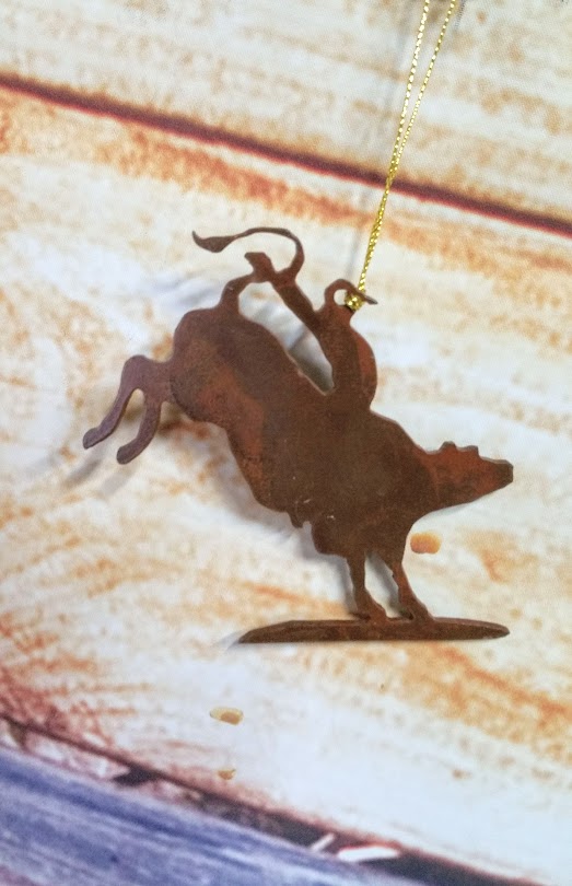 Shop Wyoming Steel Bull Rider Ornament