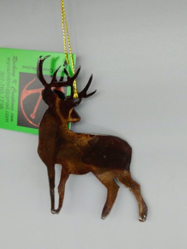 Shop Wyoming Steel Deer Ornament