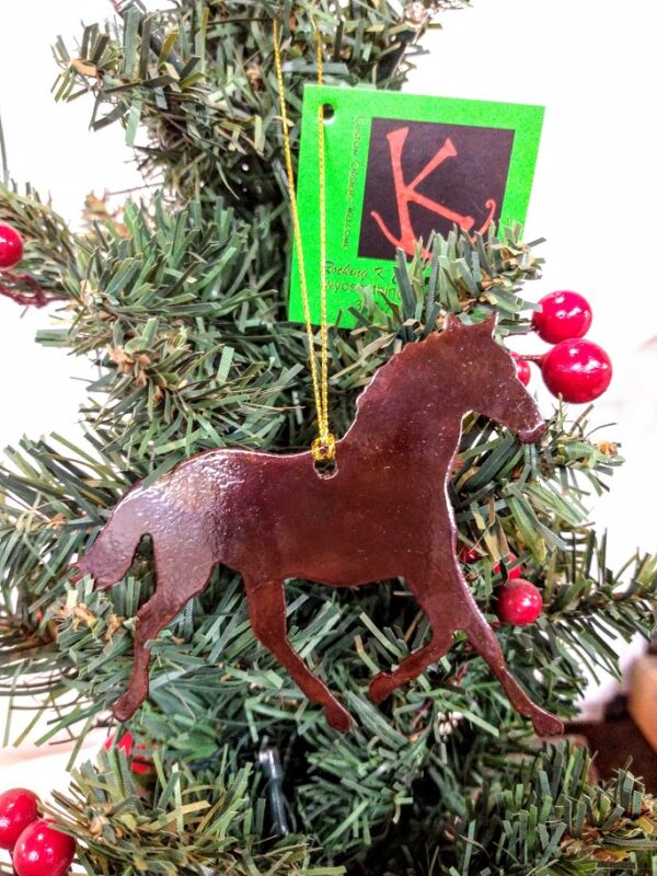 Shop Wyoming Metal Running Horse Ornament