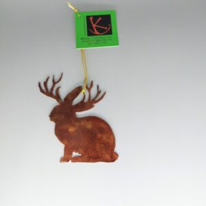 Shop Wyoming Steel Jackalope Ornament