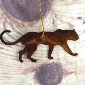 Shop Wyoming Steel Mountain Lion Ornament
