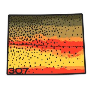 Shop Wyoming Wyo Cutthroat Trout Pattern Sticker Shop Wyoming Wyo Cutthroat Trout Pattern Sticker