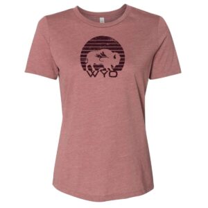 Shop Wyoming Women’s Sunset Bison Tee Shop Wyoming Women’s Sunset Bison Tee