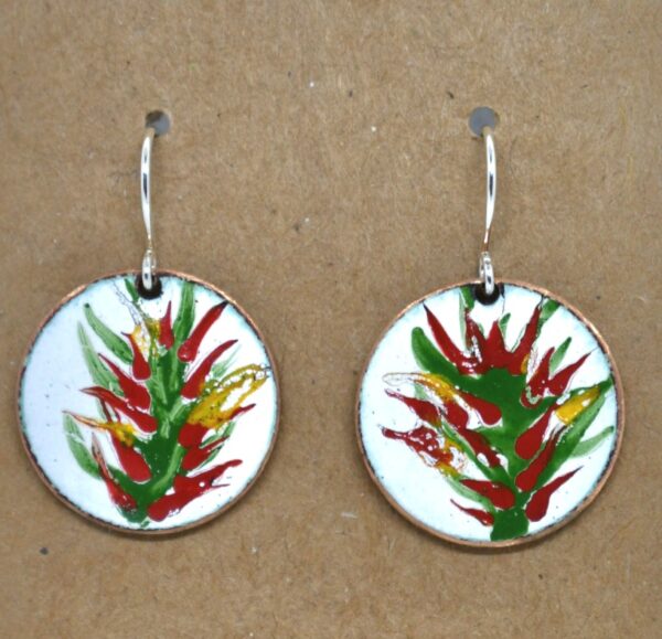 Shop Wyoming Indian paintbrush. Earrings