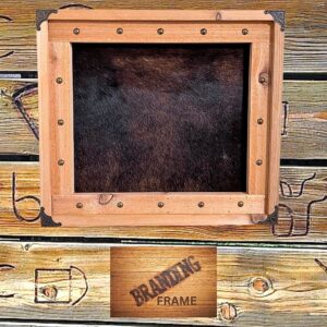 Shop Wyoming Western Ceremonial Cowhide Branding Frame