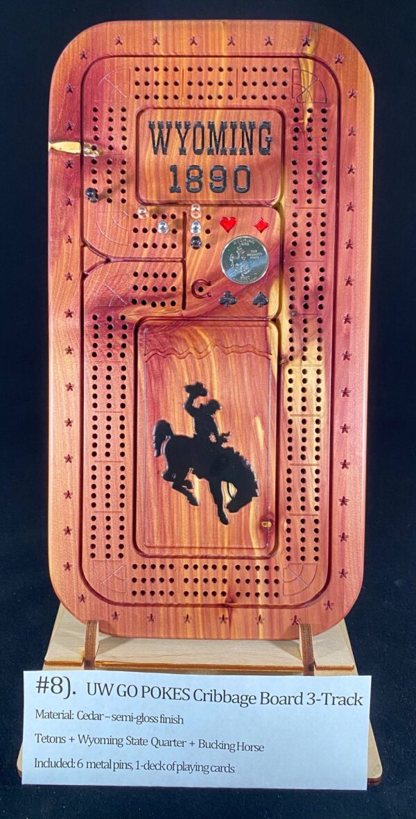 Shop Wyoming CB8 3-track Cribbage Board