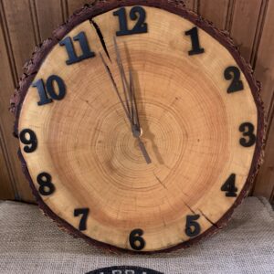 Shop Wyoming Wyoming Spruce Tree Slab Clock