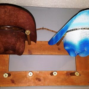 Shop Wyoming 2H – Cowboy Hat Rack – 2 Hat Horizontal Functional Western Decor