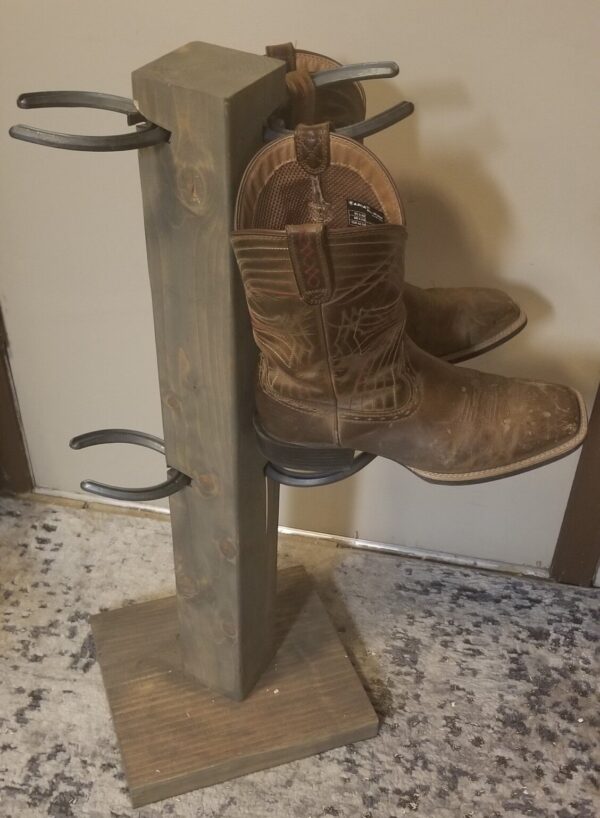 Shop Wyoming 4BT – Cowboy Boot Rack – 4 Cap Boot Tree