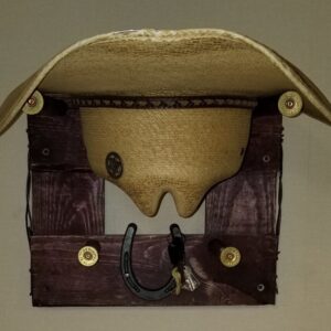 Shop Wyoming 1H – Cowboy Hat Rack – 1 Hatter Functional Western Decor