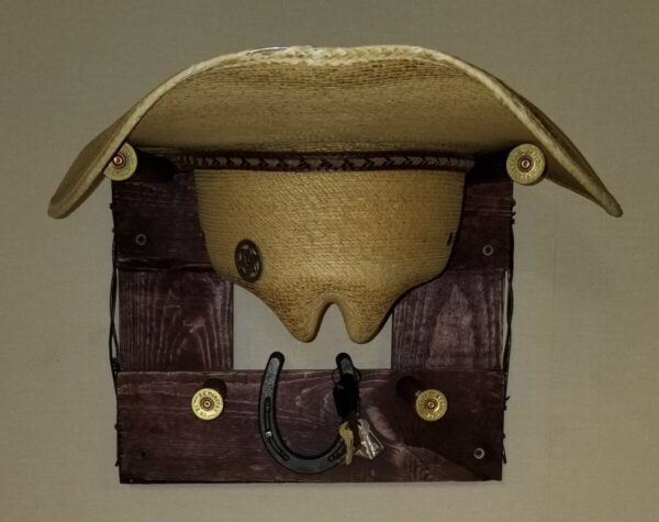 Shop Wyoming 1H – Cowboy Hat Rack – 1 Hatter Functional Western Decor