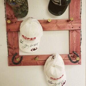 Shop Wyoming 12B – Ball Cap Hat Rack – 12 Baller Functional Western Decor Cowboy