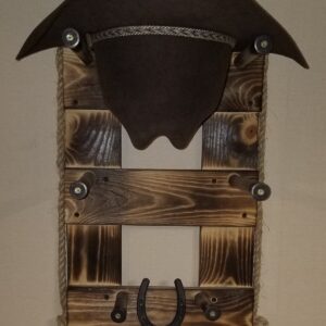 Shop Wyoming 2V – Cowboy Hat Rack – 2 Hat Vertical Functional Western Decor