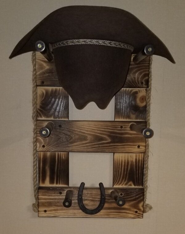 Shop Wyoming 2V – Cowboy Hat Rack – 2 Hat Vertical Functional Western Decor