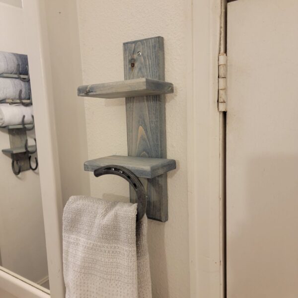 Shop Wyoming HTR1 – Hand Towel Rack 1 horseshoe