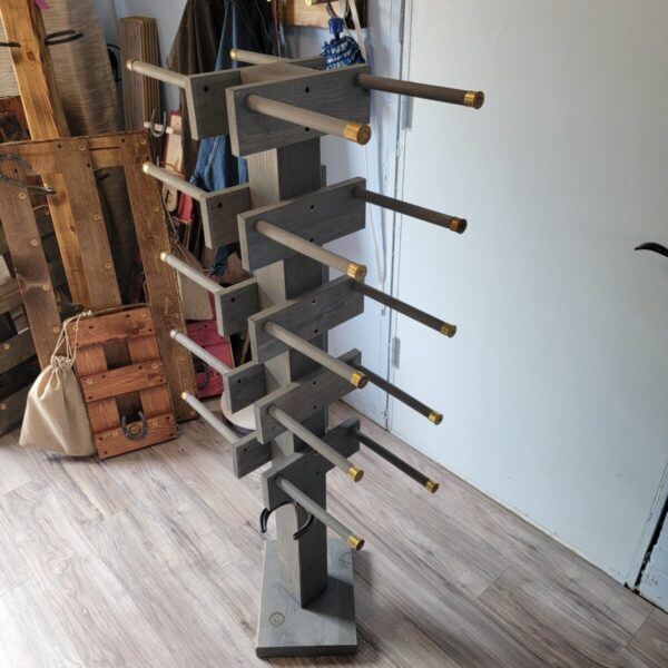 Shop Wyoming 8H2B – 8 Cowboy Hat Rack 2 Boot Tree