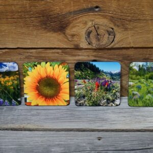 Shop Wyoming Wildflower Coasters- Set of 4